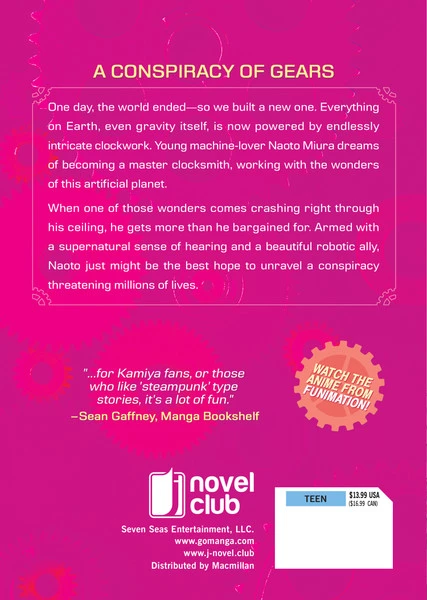 SEVEN SEAS Clockwork Planet Novel Volume 1 2 SEVEN SEAS Clockwork Planet Novel Volume 1 - Image 2