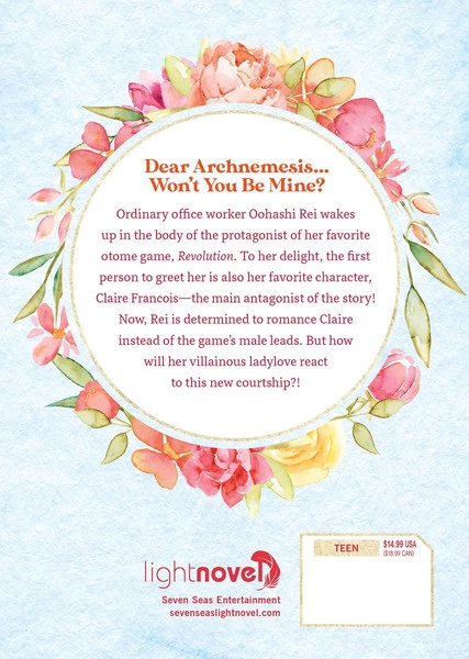 SEVEN SEAS I'm In Love With The Villainess Novel Volume 1 2 SEVEN SEAS I'm In Love With The Villainess Novel Volume 1 - Image 2